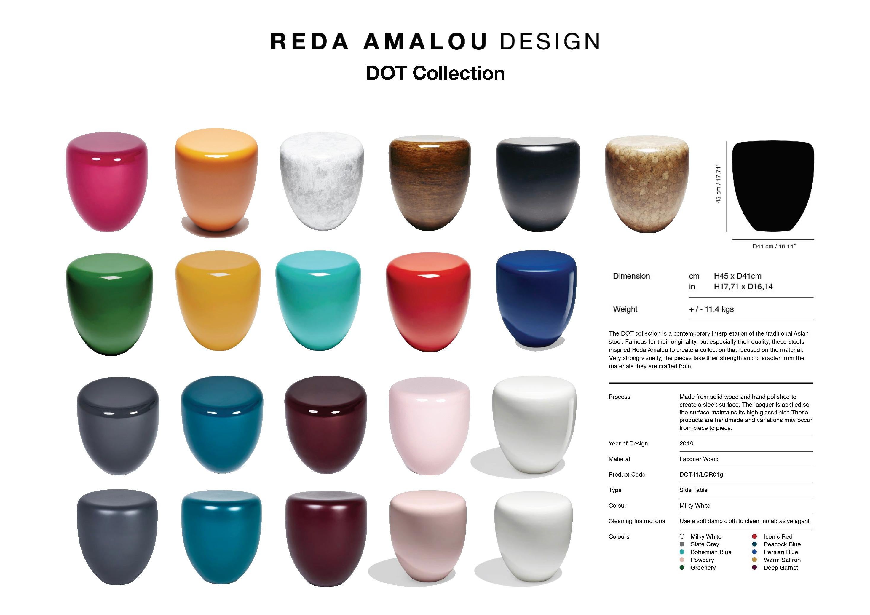 Beistelltisch, pulverbeschichteter DOT von Reda Amalou, 2017 – glänzender oder mattierter Lack im Angebot 4