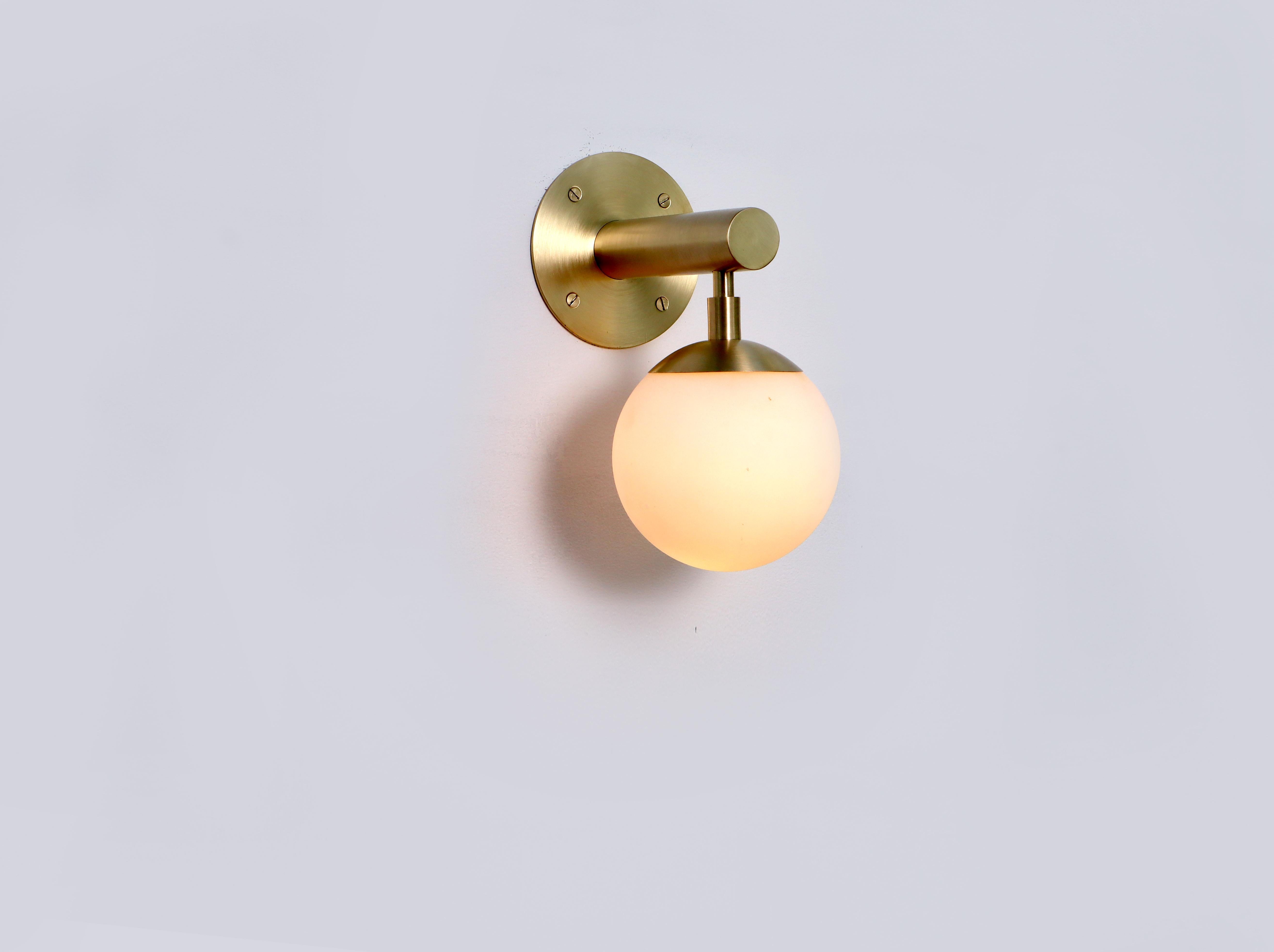 Other Dot Small Glass Globe Wall Sconce by Lamp Shaper For Sale