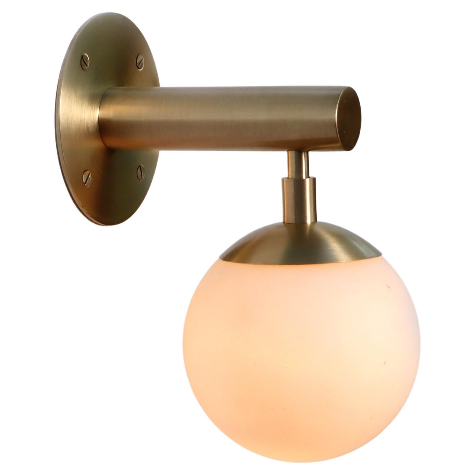 Dot Small Glass Globe Wall Sconce by Lamp Shaper For Sale