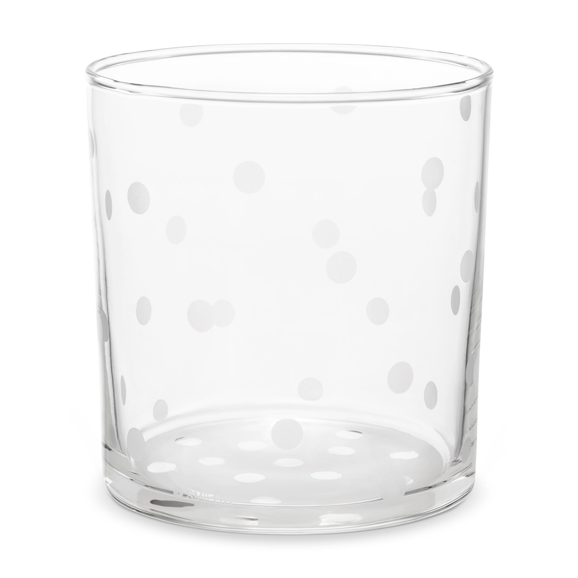 American Dots and Dashes Glasses Set of 6 by Judy Smilow For Sale