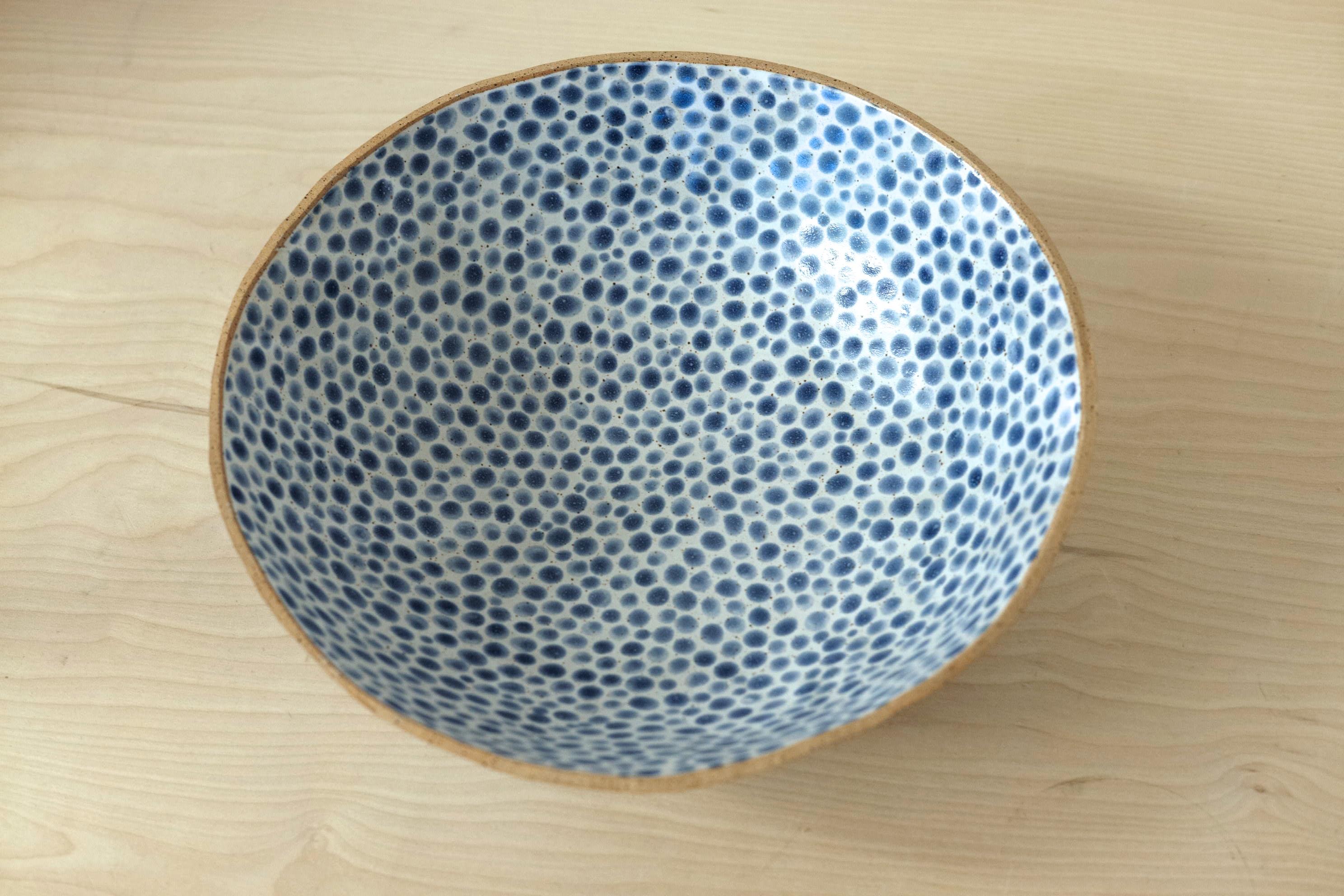 Dots Ceramic Bowl by Lana Kova, Various Glazes Available 5