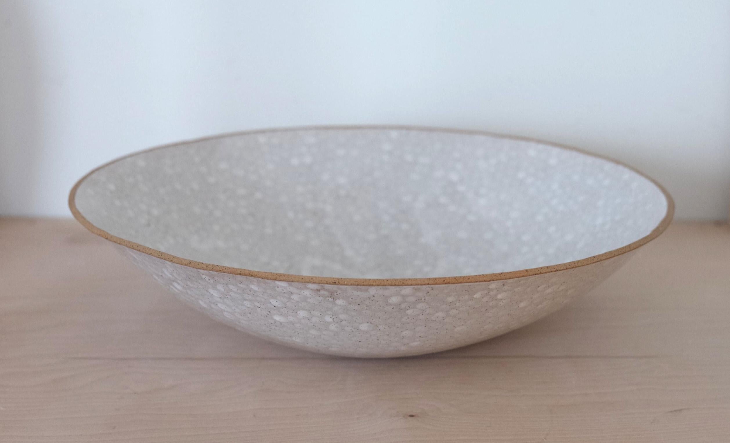 Contemporary Dots Ceramic Bowl by Lana Kova, Various Glazes Available