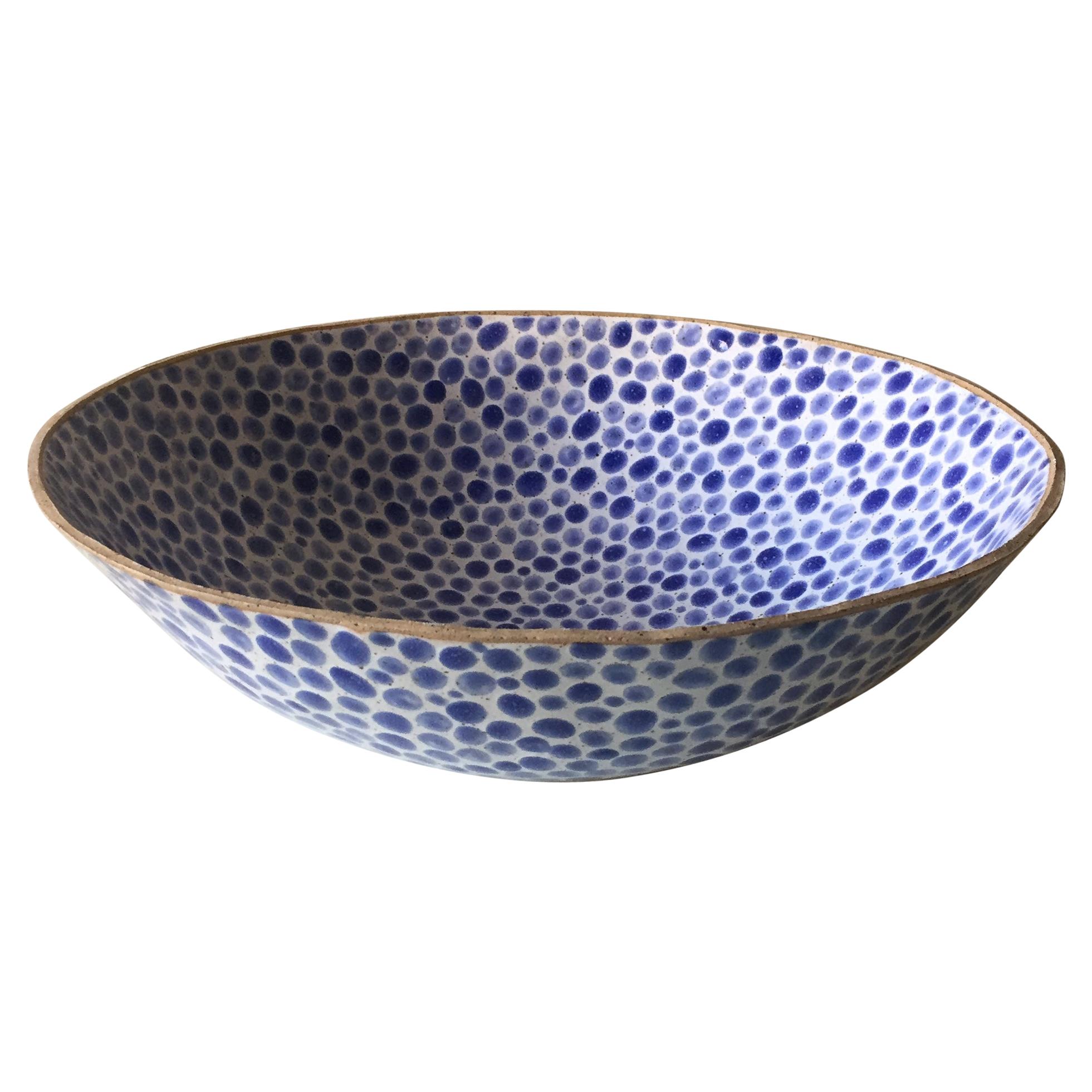 Dots Ceramic Bowl by Lana Kova, Various Glazes Available