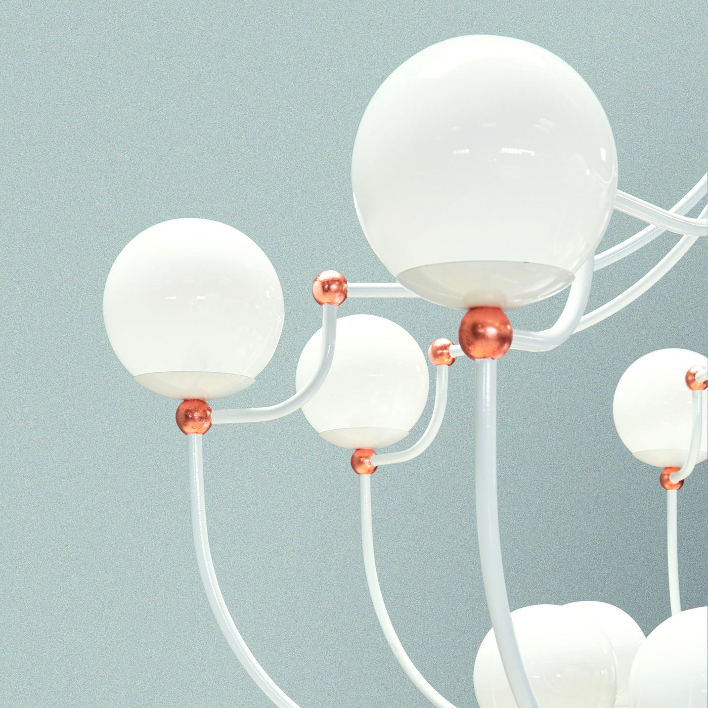Hand-Crafted Dots Chandelier by Matteo Zorzenoni For Sale
