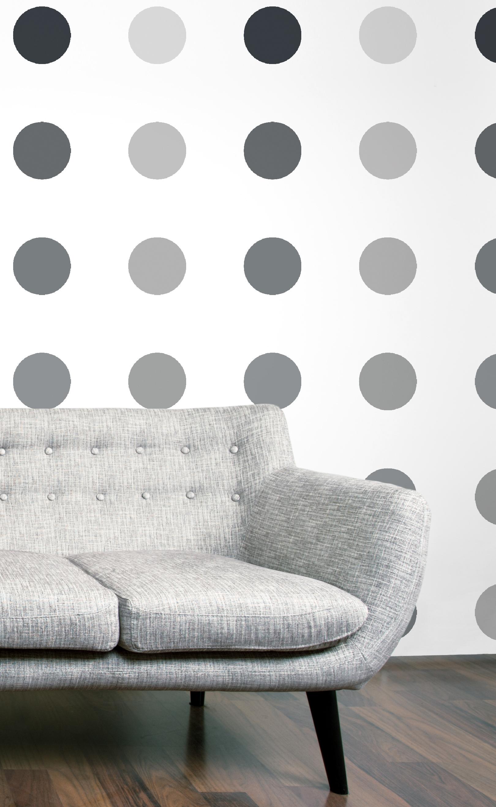 Inspired by Damien Hirst paintings and a recent custom hand painted nursery I did,
I created a colorful pattern of dots in wallpaper form. Fun for a kids room or a
modern living space.
Sold by the roll
Roll size: 48” wide by 9’ long (comes in