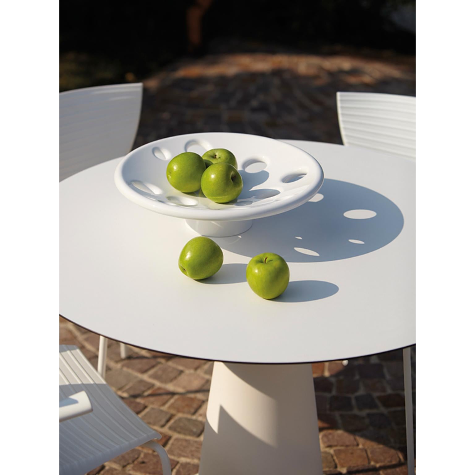 Post-Modern Dots Milky White Fruit Bowl by Aksu, Suardi For Sale