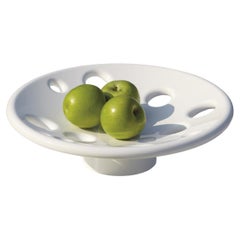 Dots Milky White Fruit Bowl by Aksu, Suardi