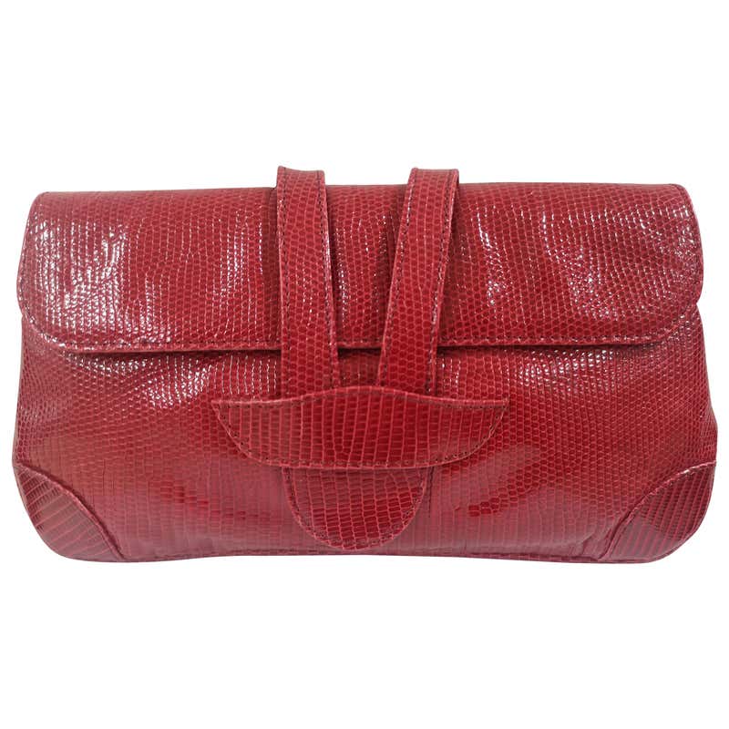 Gucci Red Leather Bamboo Bag at 1stDibs | gucci bamboo bag red, gucci ...