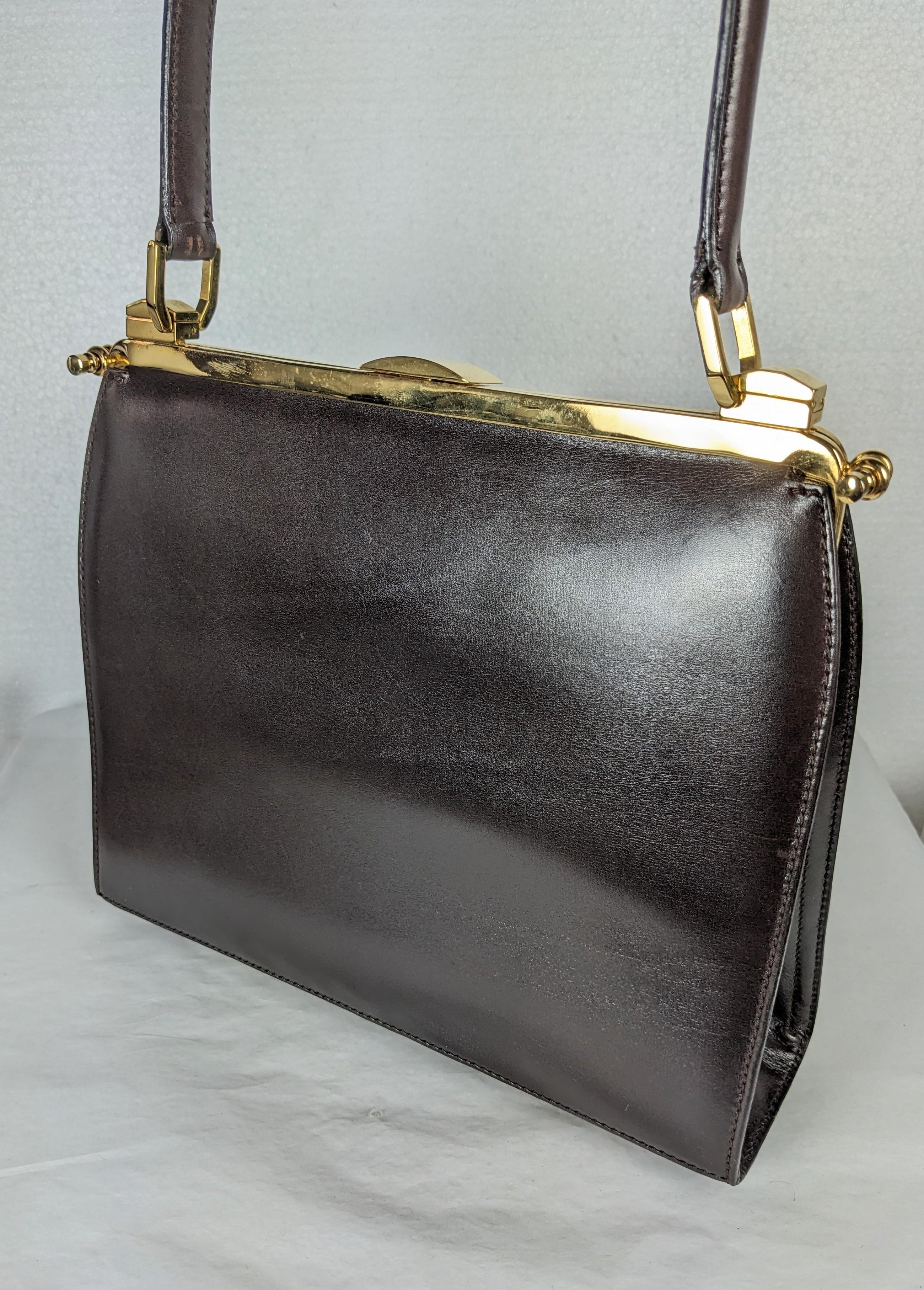 Dotti, Rome Transformable Leather Bag with Beaded Covers In Excellent Condition For Sale In New York, NY
