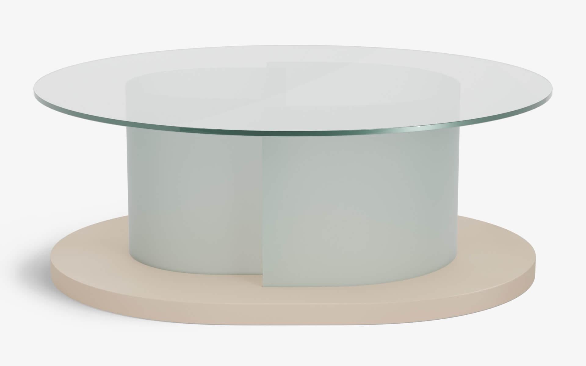 La série DOTTIE s'adapte à tous les espaces de vie grâce à son design minimal, son confort et son installation modulaire. La table basse DOTTIE dark and light, qui renforce la fraîcheur transparente du verre avec son design de fond de couleur dark