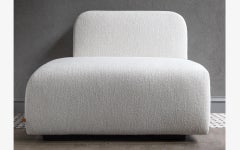 Dottie Left Module White Seating