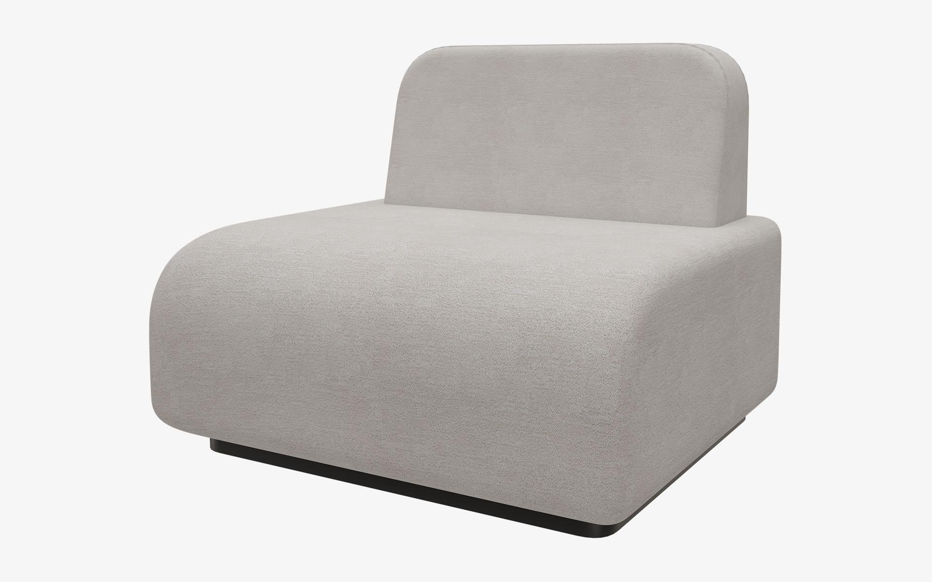 XXIe siècle et contemporain Dottie Left Module White Seating (Siège blanc)  en vente
