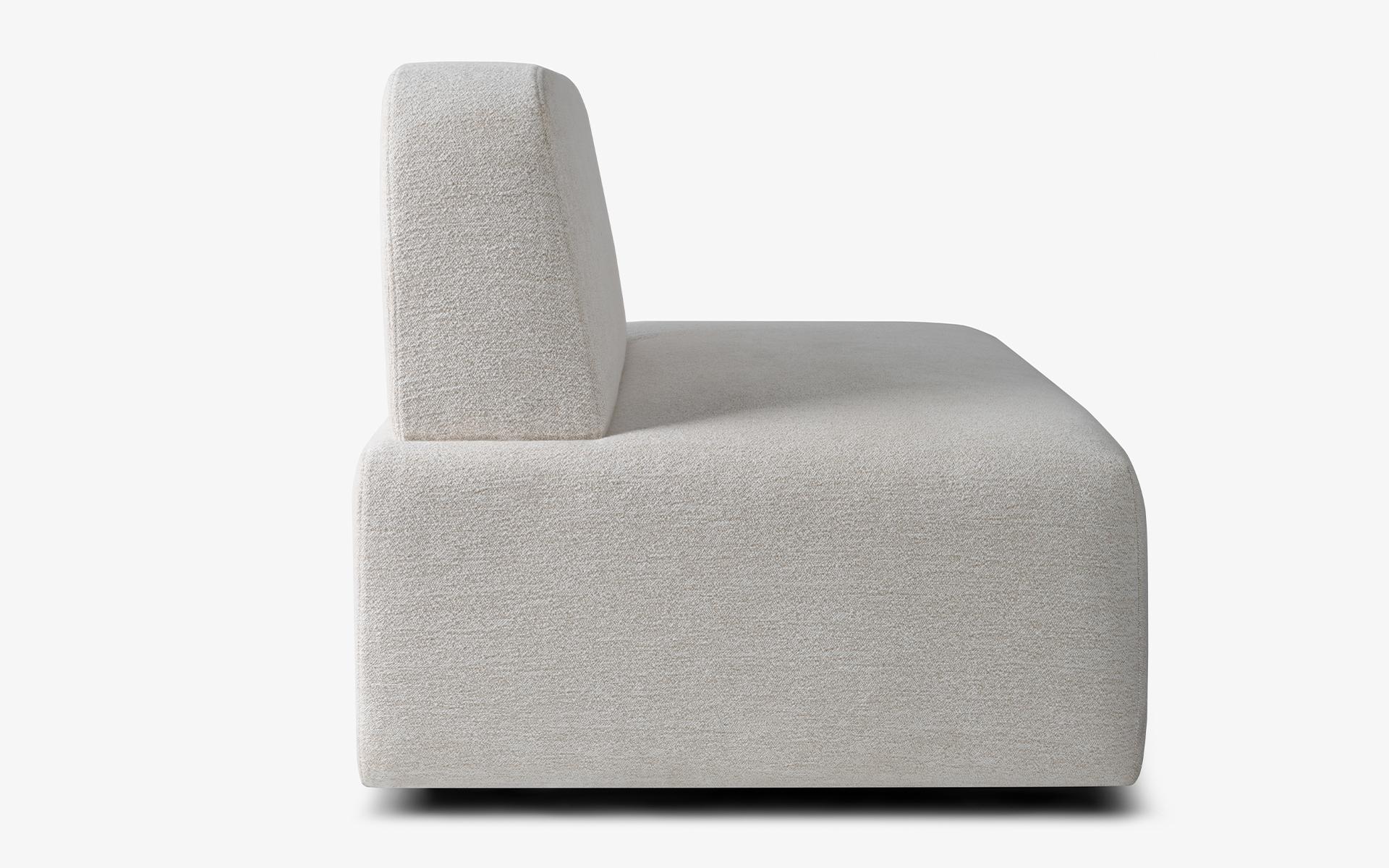 Modern Dottie Right Module White Seating  For Sale