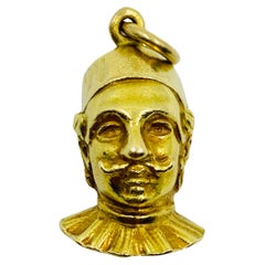 Dottore Commedia dell'Arte Pendentif à breloques en or 18k