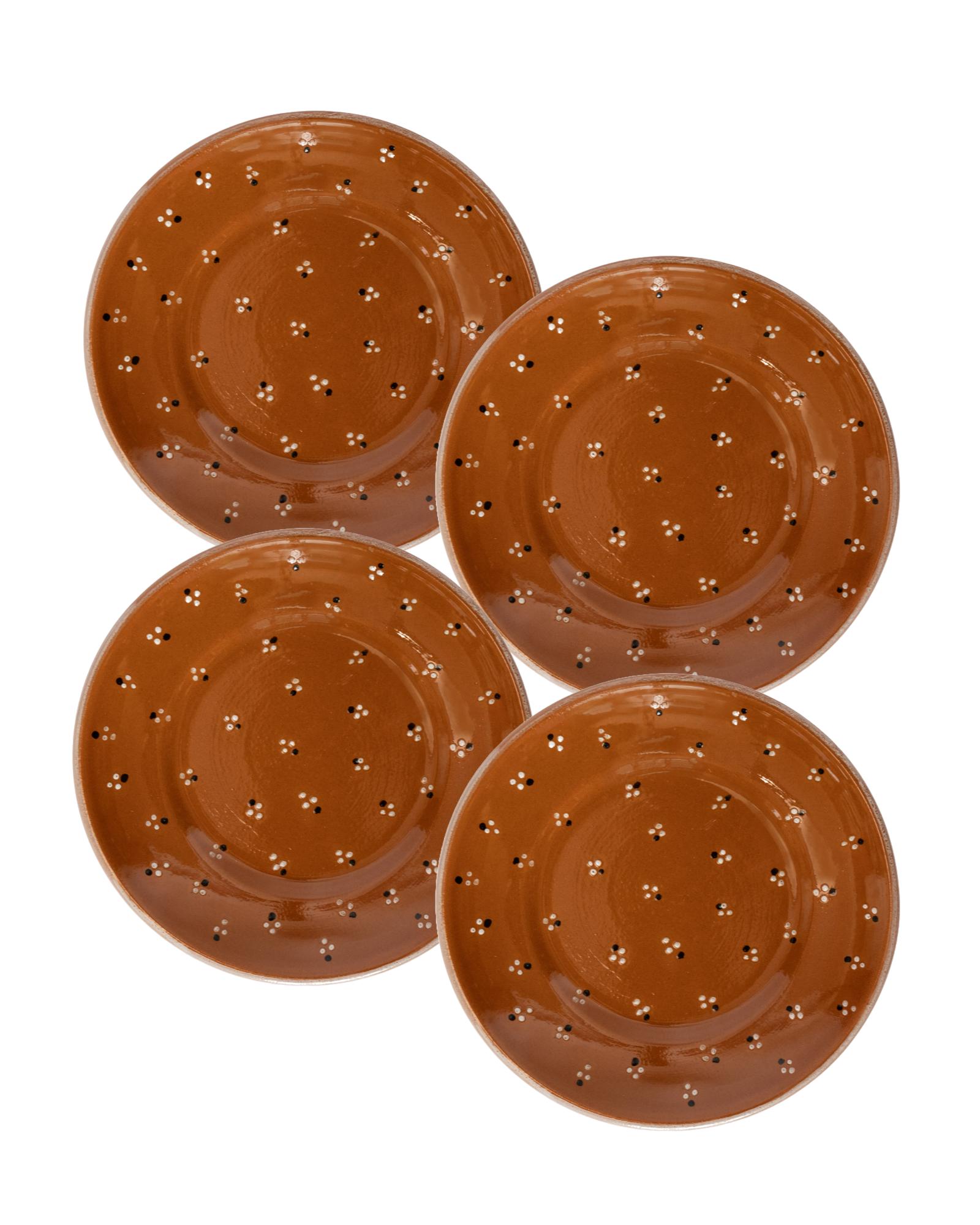 Italiano Piatti da portata Dotty (set di quattro) in vendita
