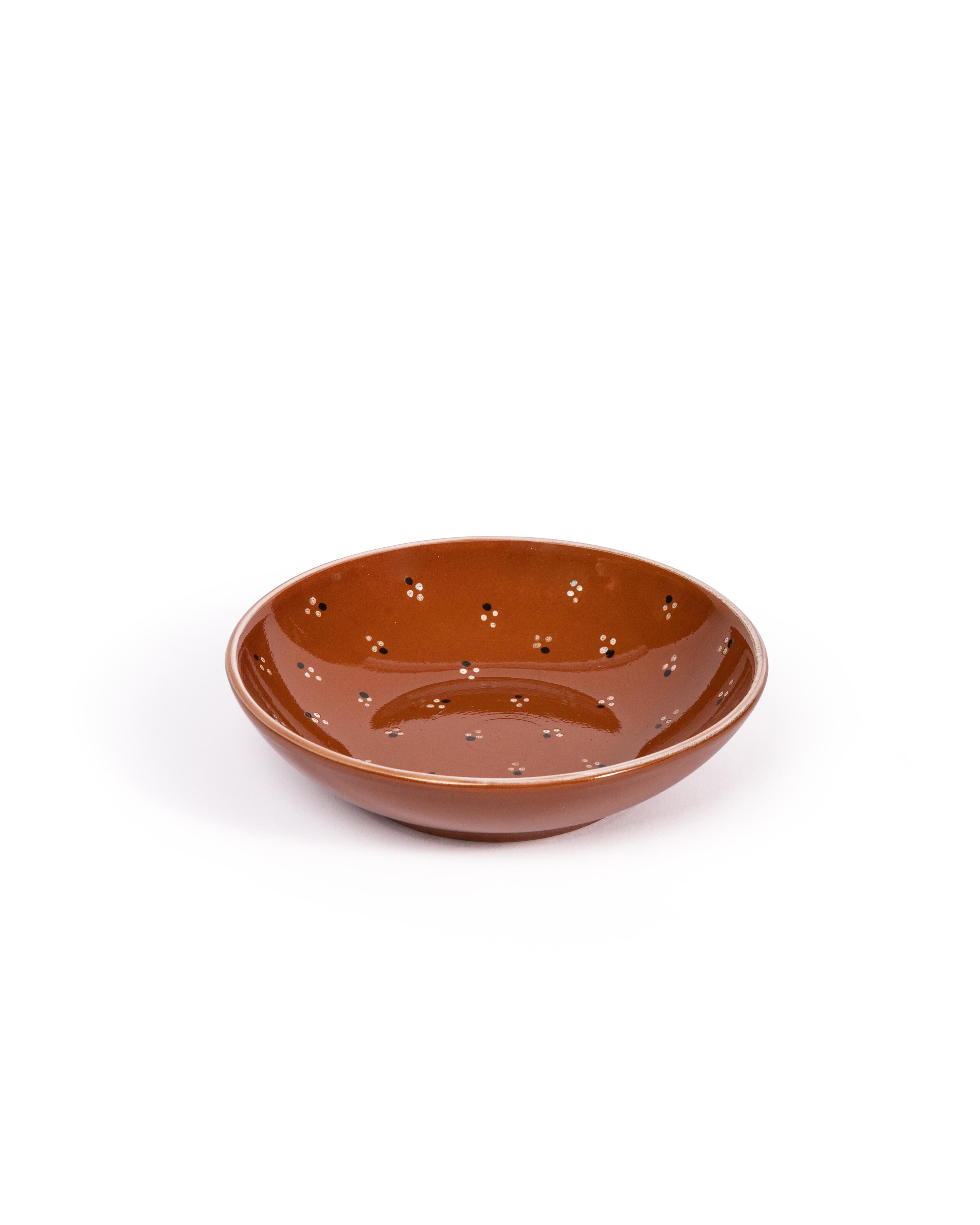 XXIe siècle et contemporain Cuillère à pâtes Dotty en terre cuite (seule de quatre) en vente
