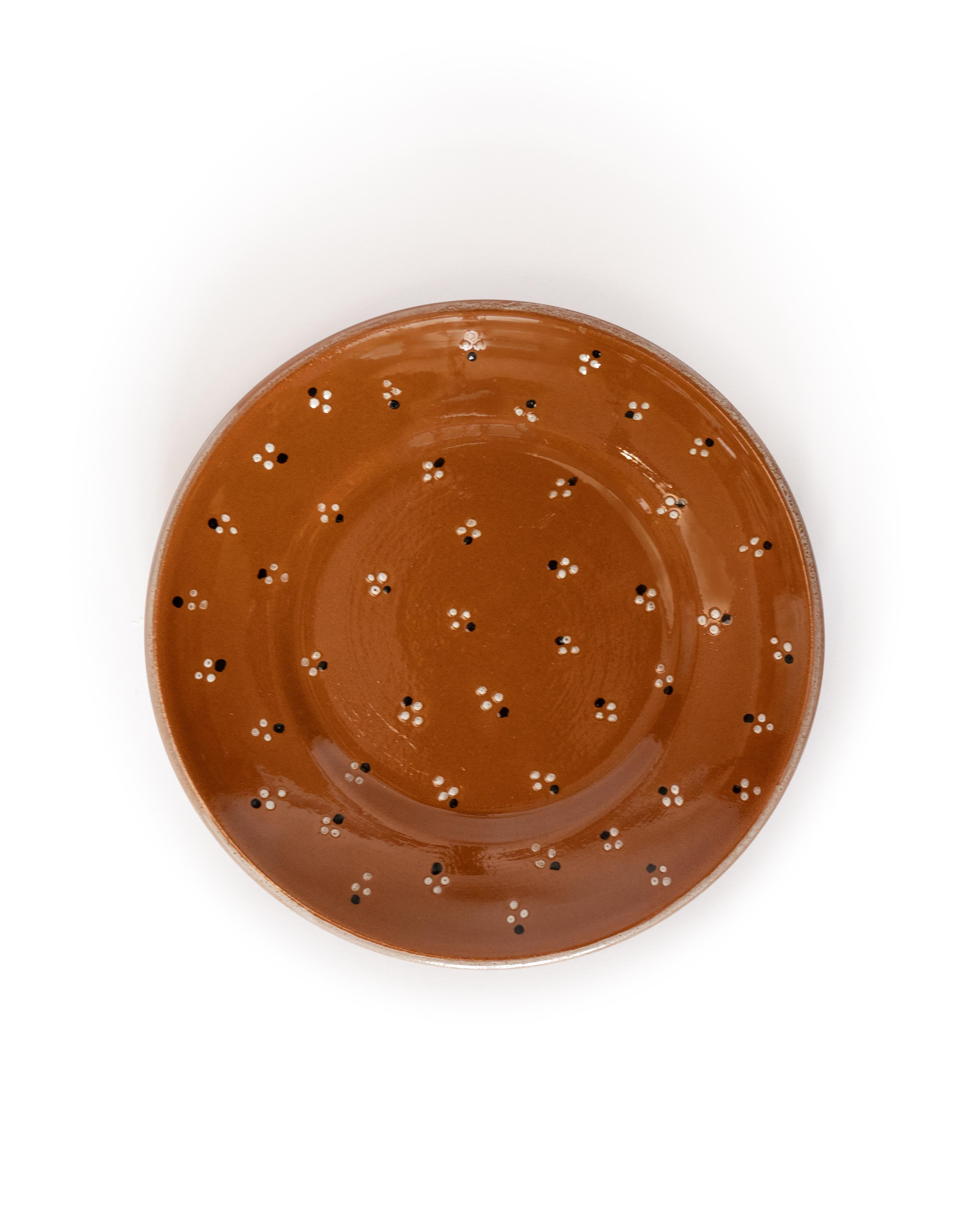 Italiano Piatti laterali Dotty (set di quattro) in vendita