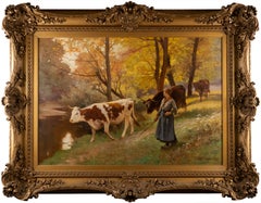 Herbstabend, 1910 von Édouard Debat-Ponsan