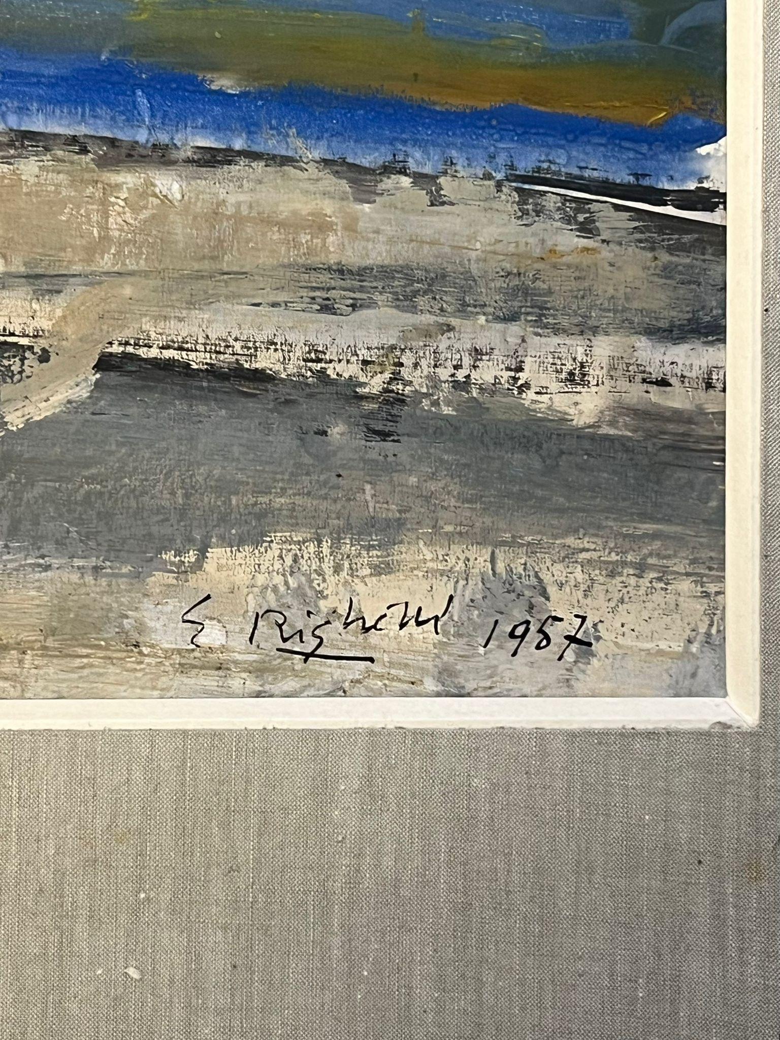 Scena costiera
firmato da Édouard Righetti (1924-2001)
montato in una cornice di cartoncino
dipinto a olio su carta d'artista, splendidamente dipinto.
ottime condizioni
incorniciato: 23,5 x 33 pollici
carta d'artista: 15,5 x 25 pollici
provenienza: