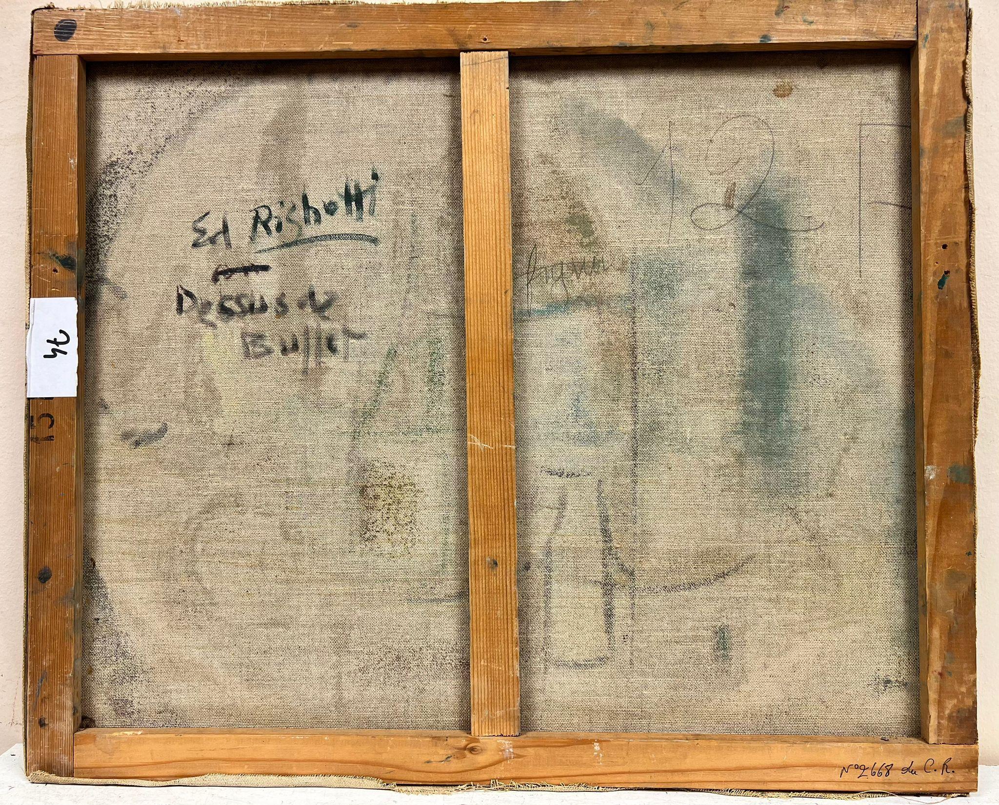Nature morte
signé par Édouard Righetti (1924-2001)
Inscrit au verso
huile sur toile signée, magnifiquement peinte.
en bon état mais avec des rayures superficielles
taille : 21 x pouces x 25.5 pouces, sans cadre
provenance : toutes les peintures de