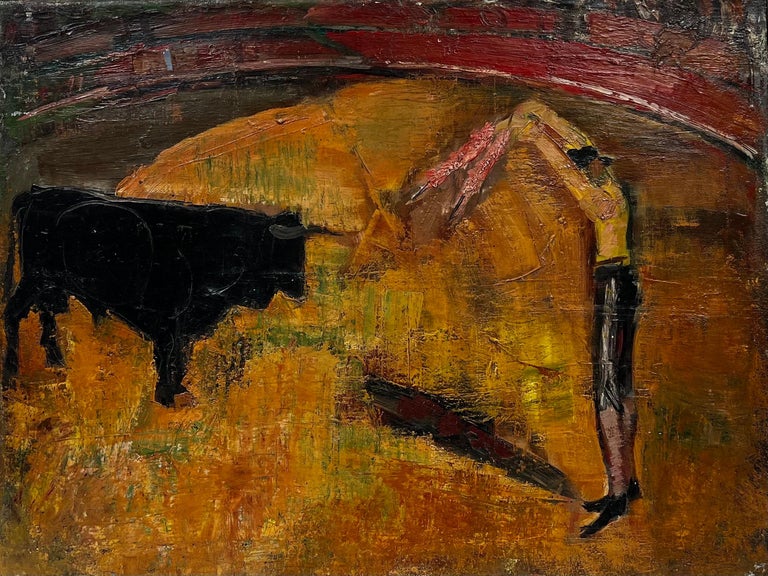 Édouard Righetti (1924-2001) - The Matador and Bull French Modernist ...