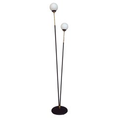 Double 1960s Ball Floor lamp by Stilux