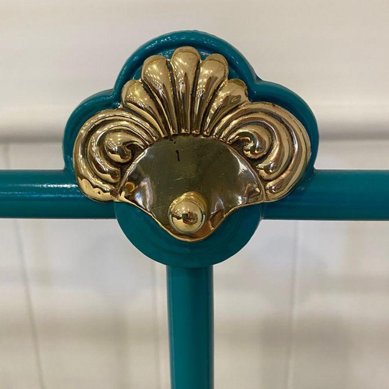 brass bed