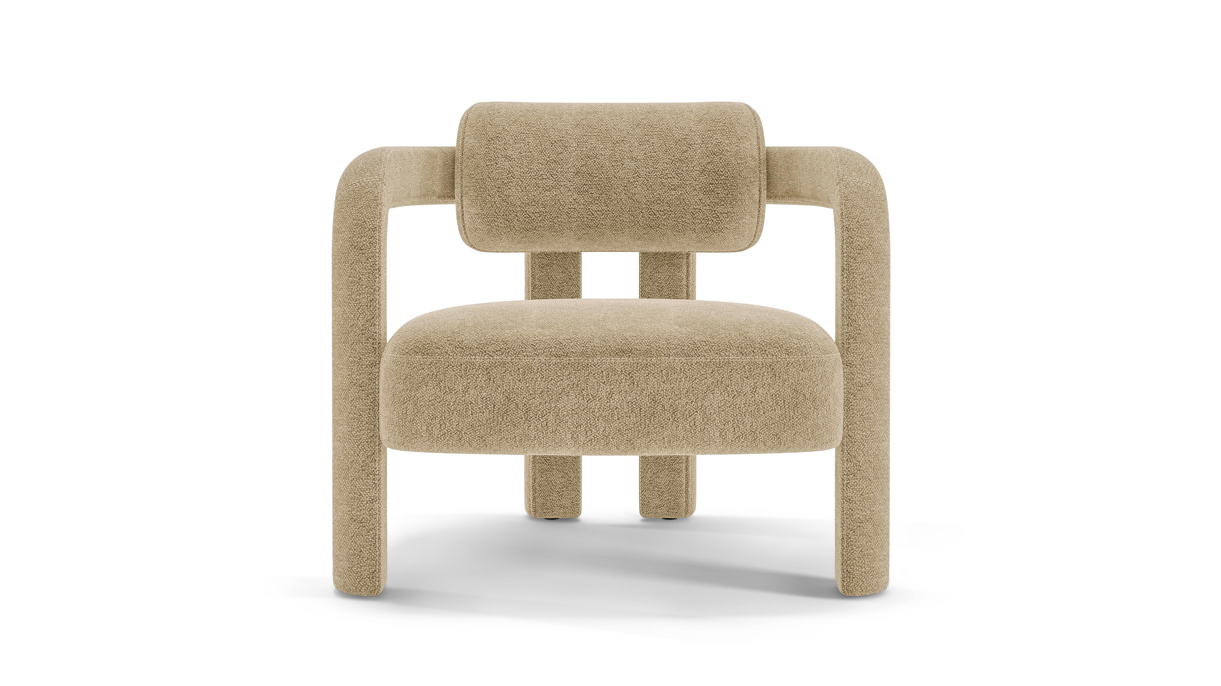 Doppelbogensessel, Chenille, InsidherLand by Joana Santos Barbosa (Moderne) im Angebot