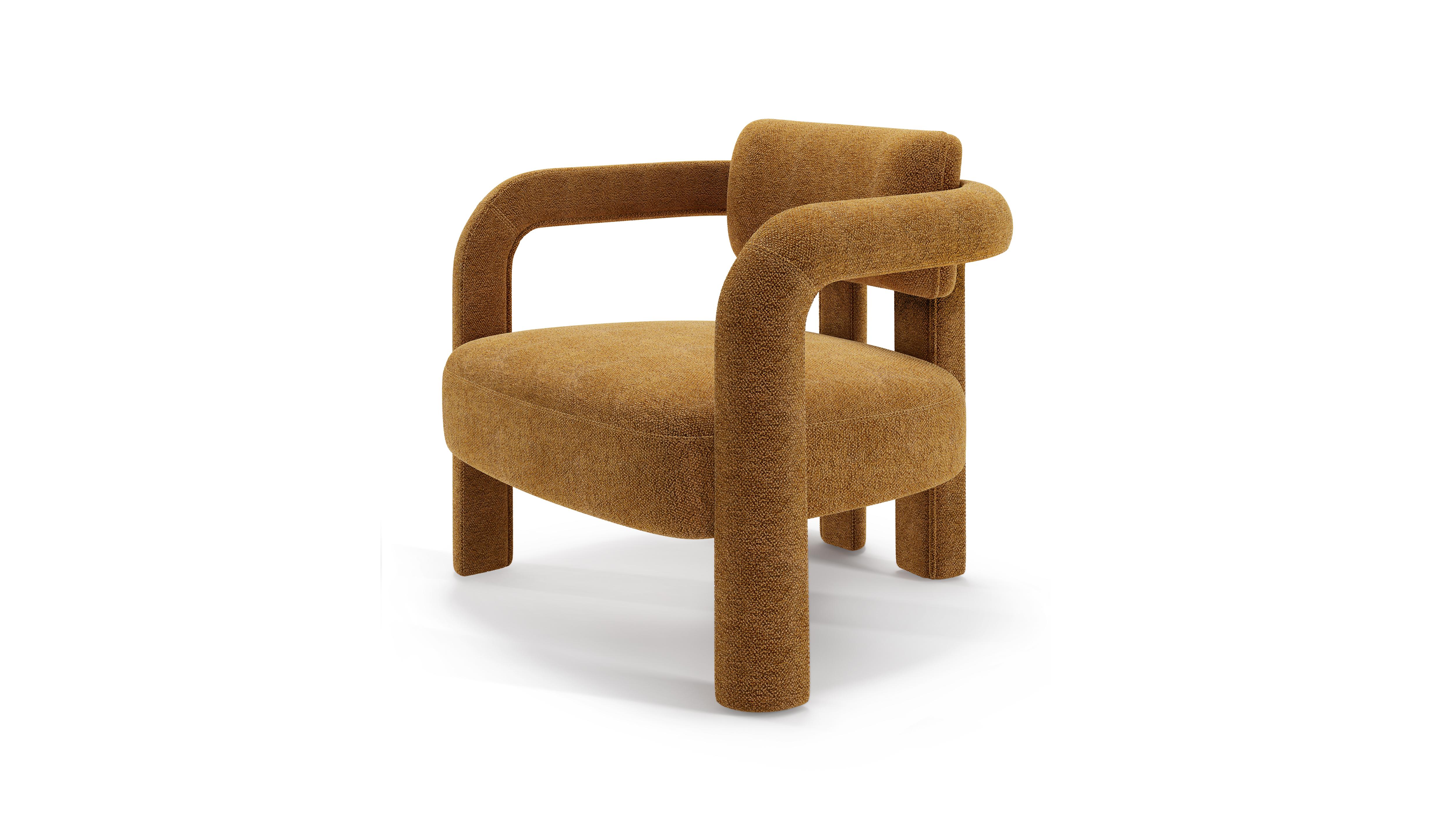 Doppelbogensessel, Chenille, InsidherLand by Joana Santos Barbosa (Moderne) im Angebot