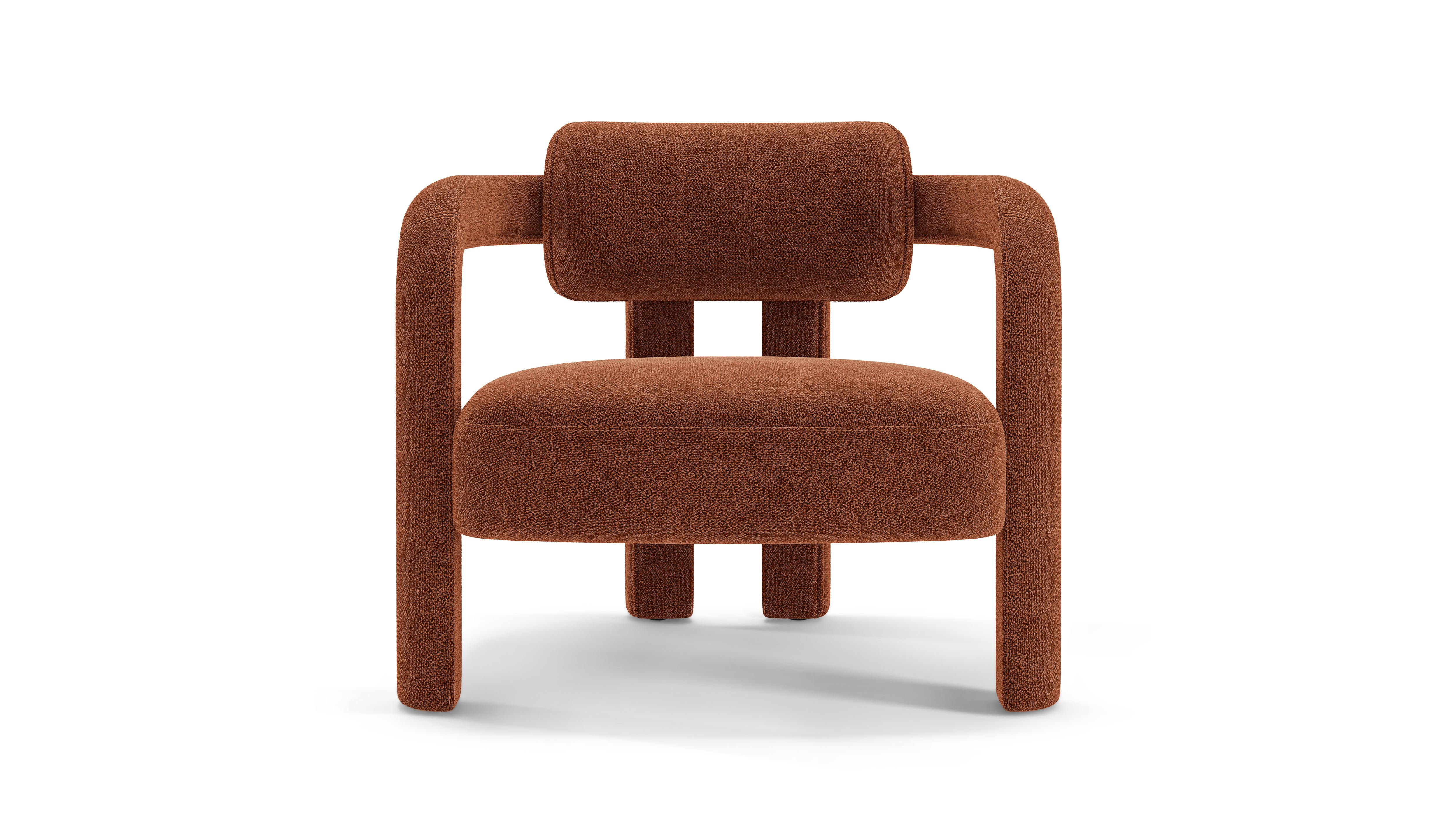 Moderne Fauteuil à arc double, Chenille, InsidherLand par Joana Santos Barbosa en vente