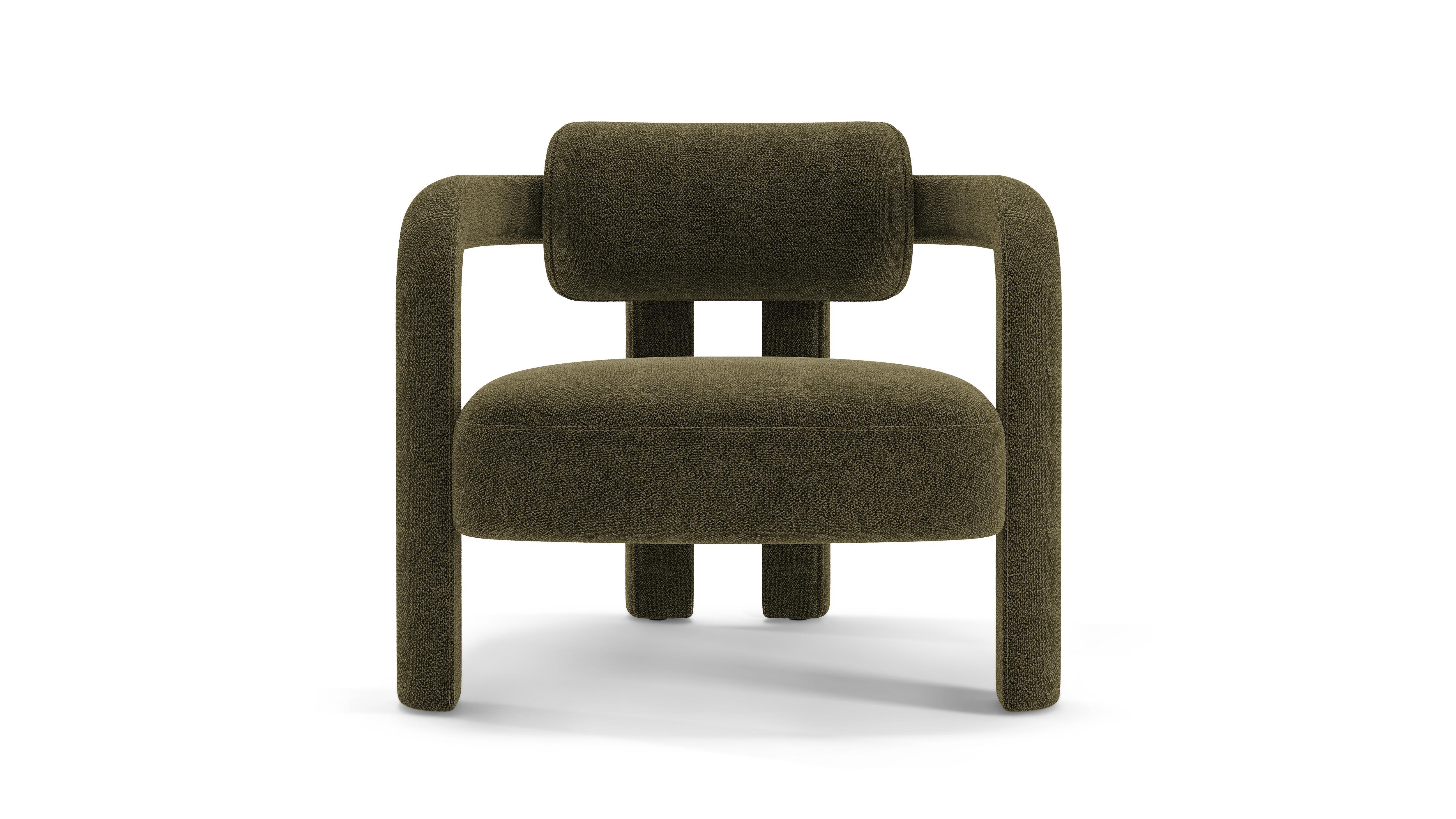 Moderne Fauteuil à arc double, Chenille, InsidherLand par Joana Santos Barbosa en vente
