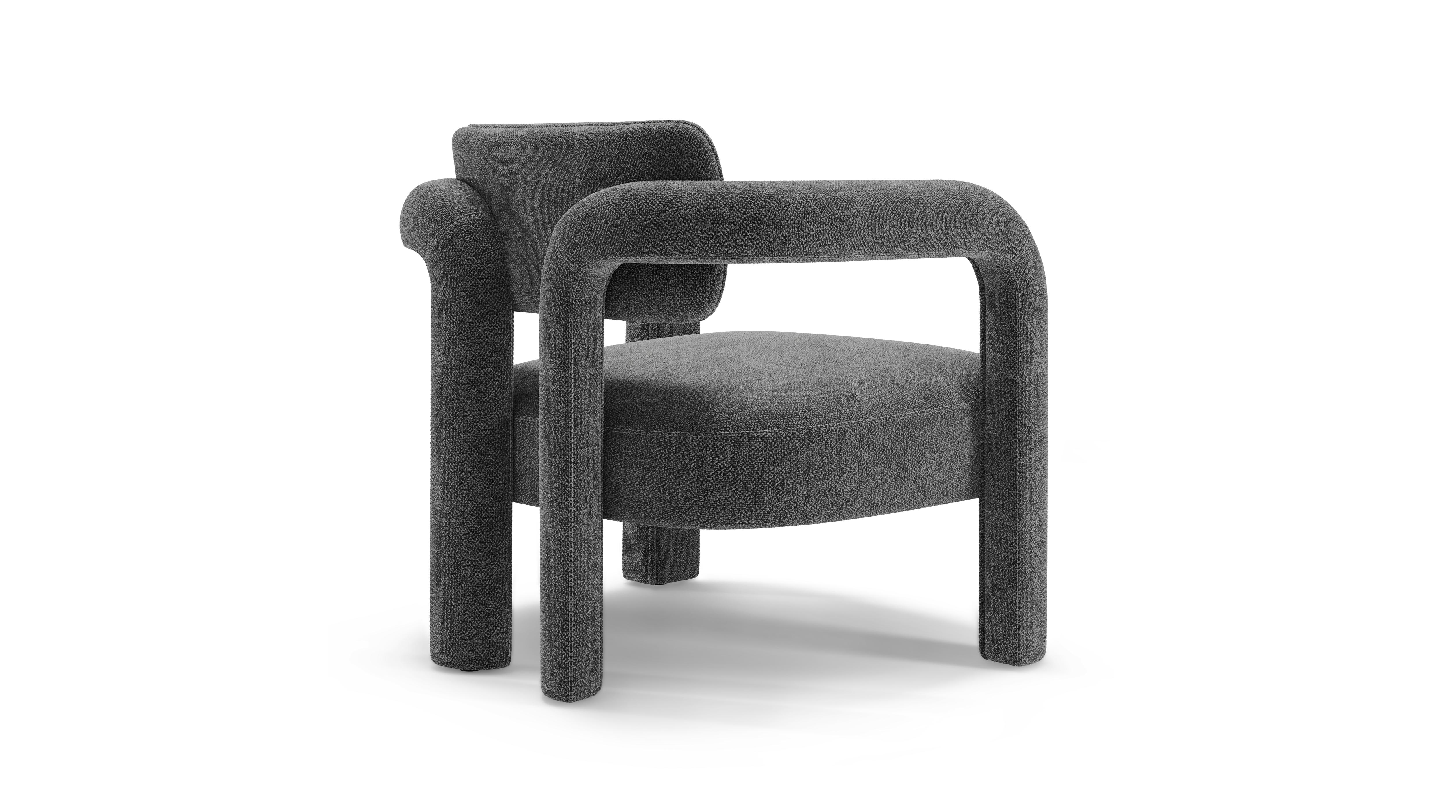 Portugais Fauteuil à arc double, Chenille, InsidherLand par Joana Santos Barbosa en vente