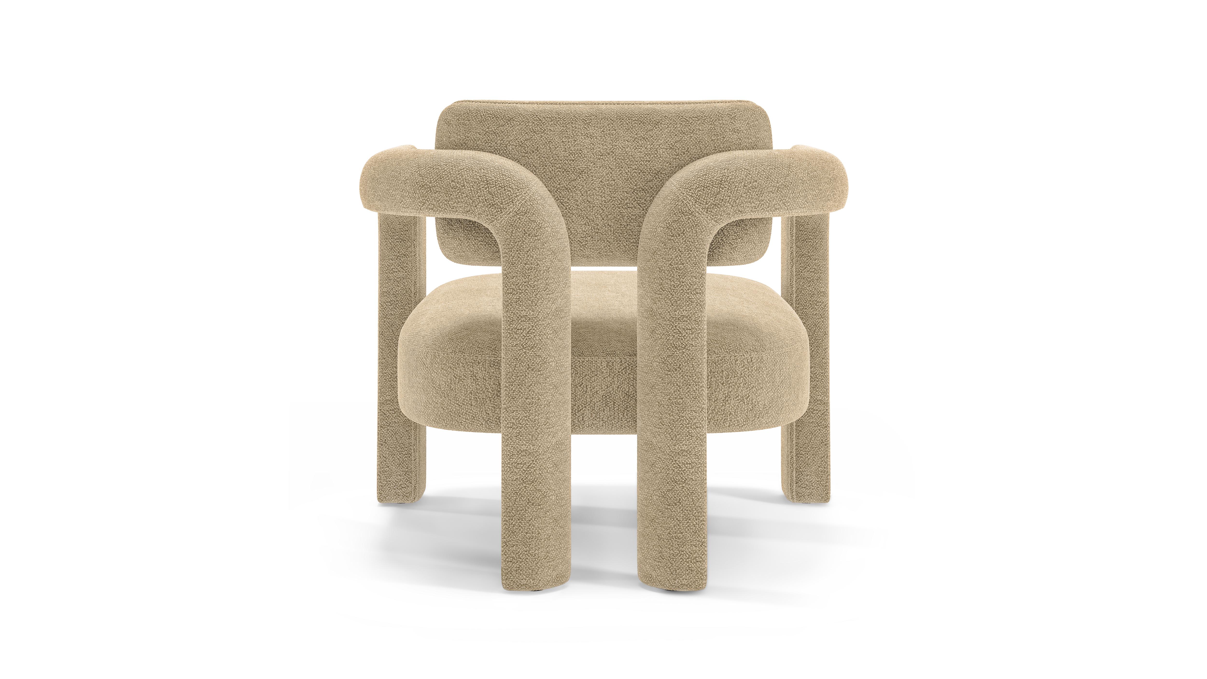 Doppelbogensessel, Chenille, InsidherLand by Joana Santos Barbosa (Handgefertigt) im Angebot