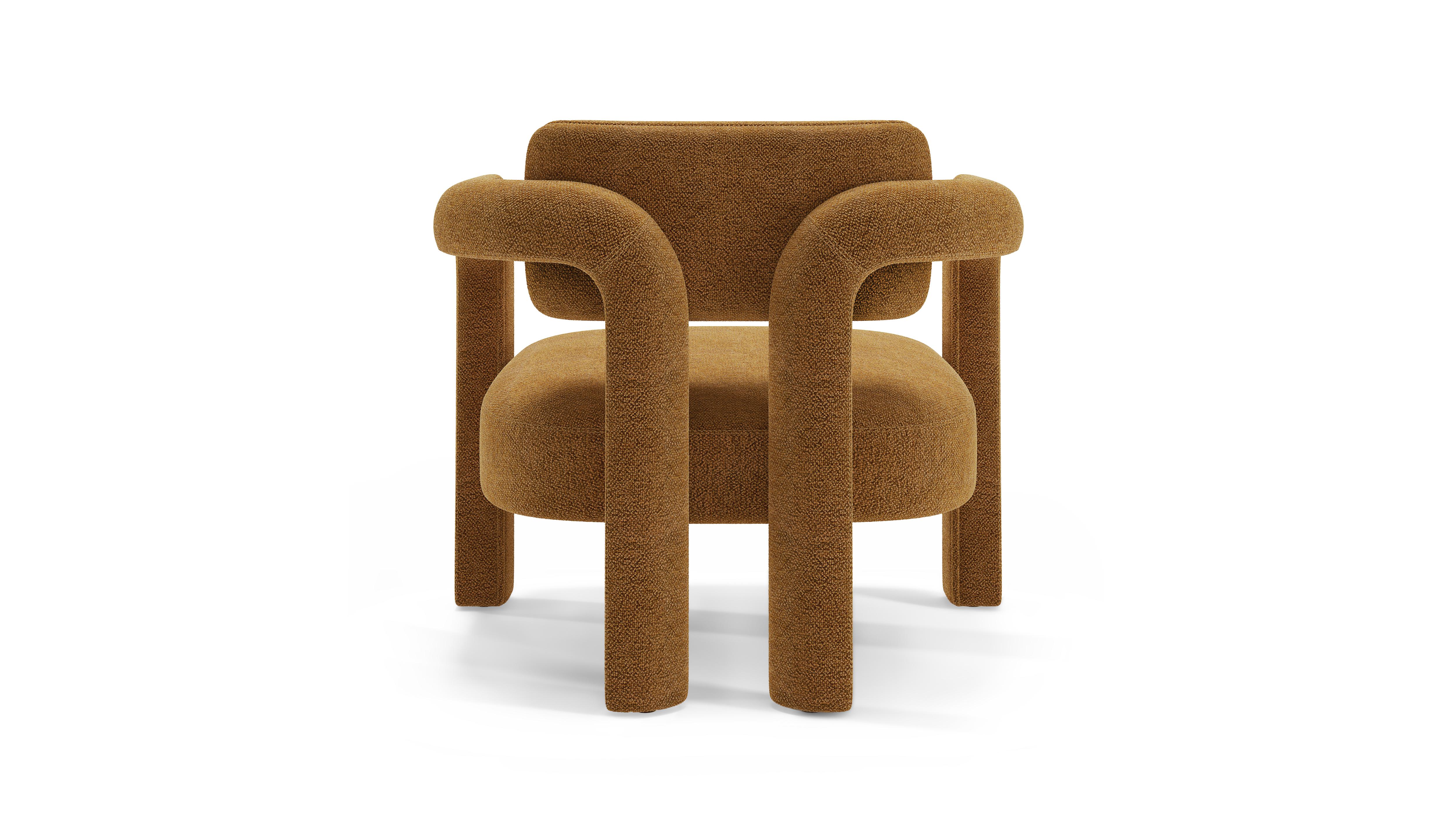 Doppelbogensessel, Chenille, InsidherLand by Joana Santos Barbosa (Handgefertigt) im Angebot