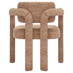 Sedia da pranzo a doppio arco, Textured, InsidherLand di Joana Santos Barbosa