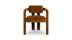 Sedia da pranzo a doppio arco, velluto, InsidherLand di Joana Santos Barbosa