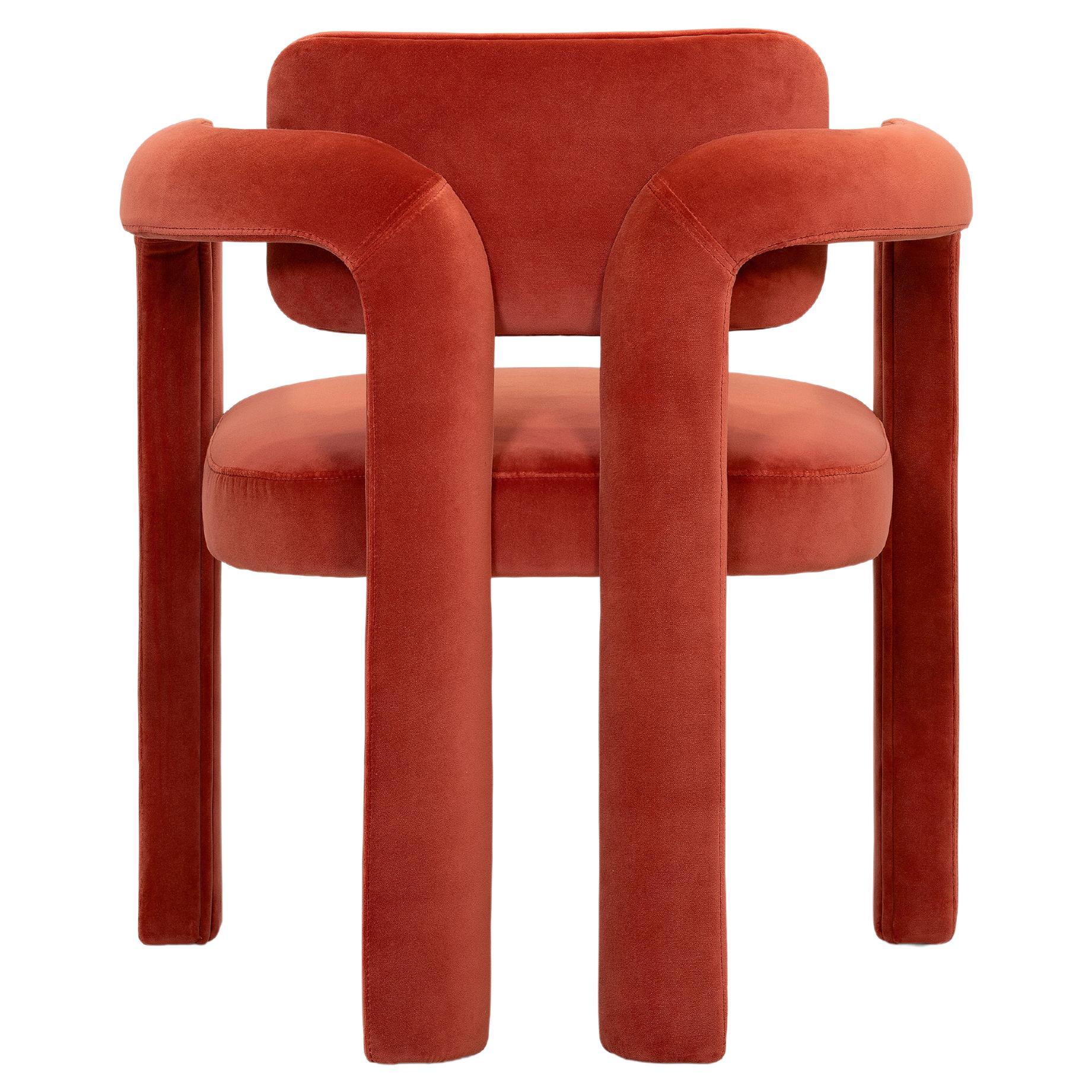 Double Arch Dining Chair, Velvet, InsidherLand by Joana Santos Barbosa
