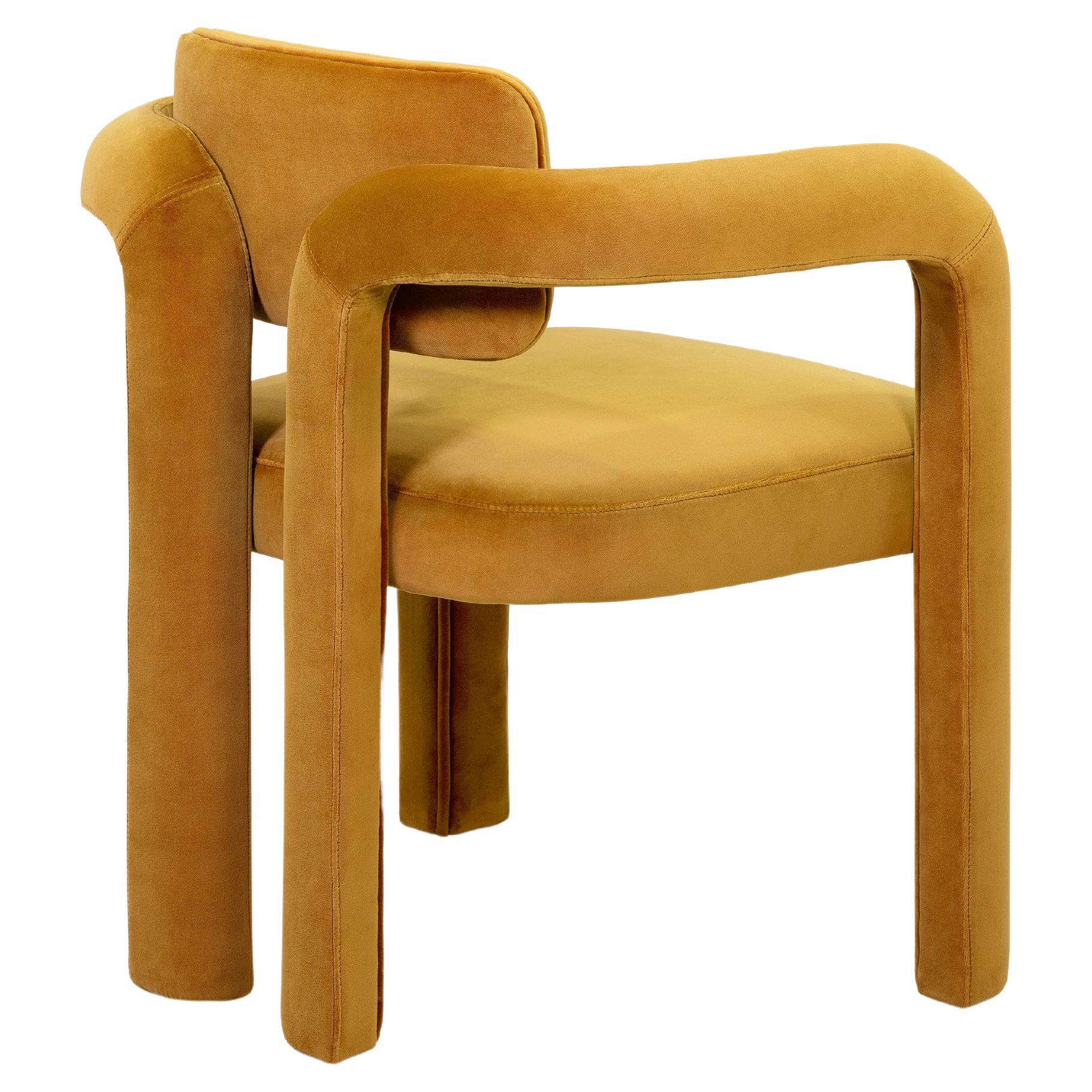 Double Arch Dining Chair, Velvet, InsidherLand by Joana Santos Barbosa