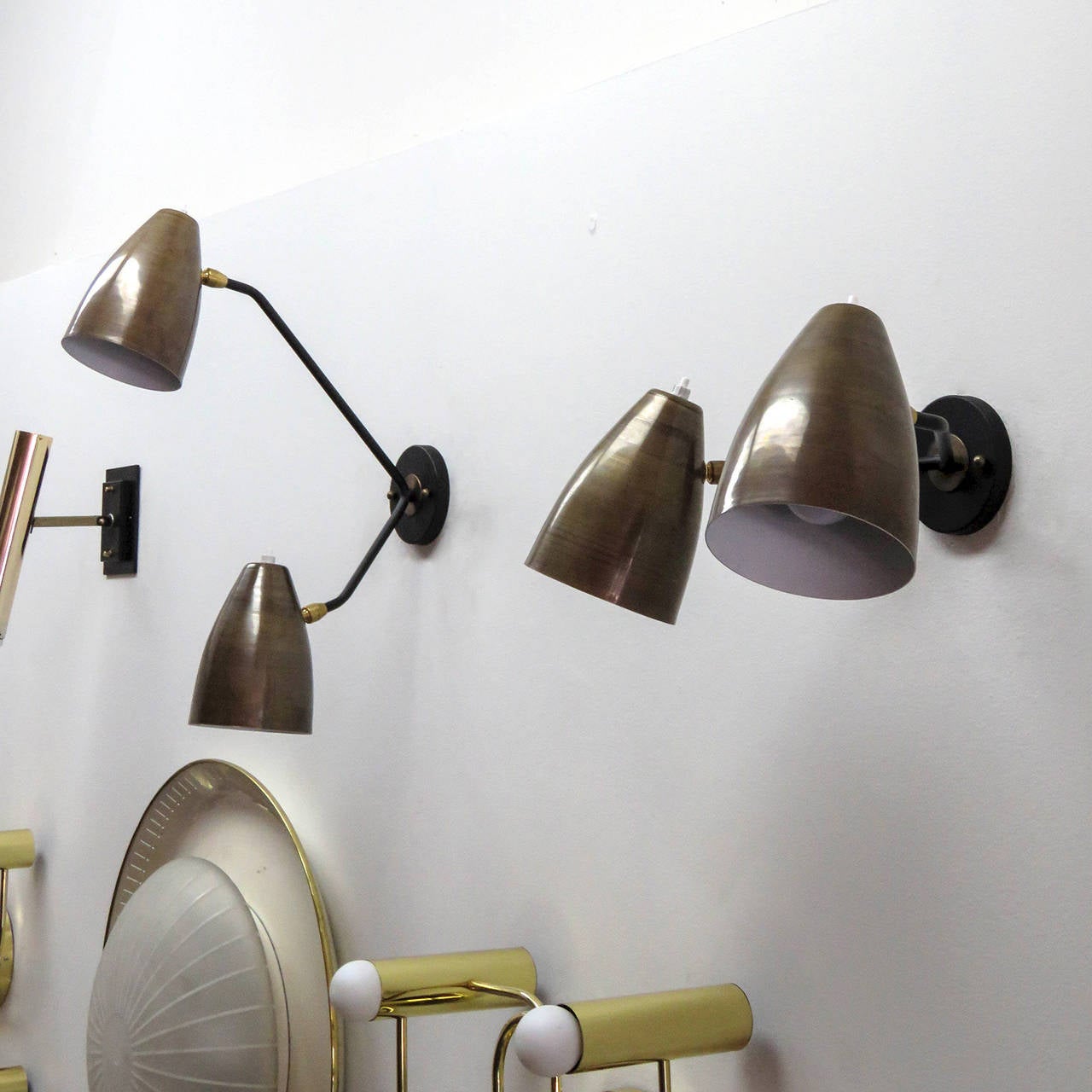 Enameled LB-2 Wall Lights by Gallery L7