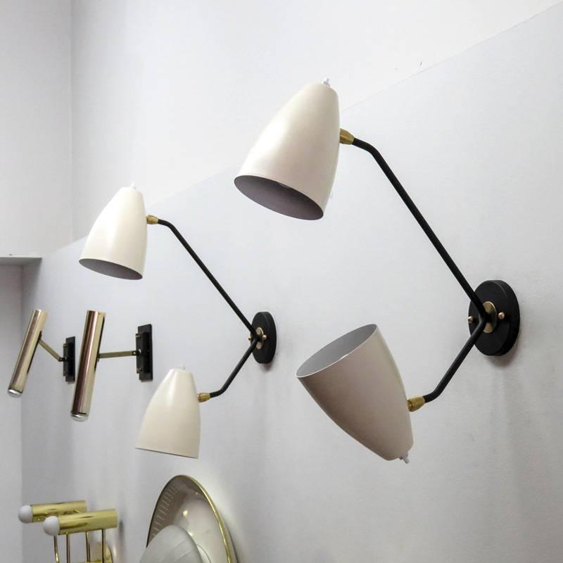 American LE-2 Double Arm Wall Lights by Gallery L7