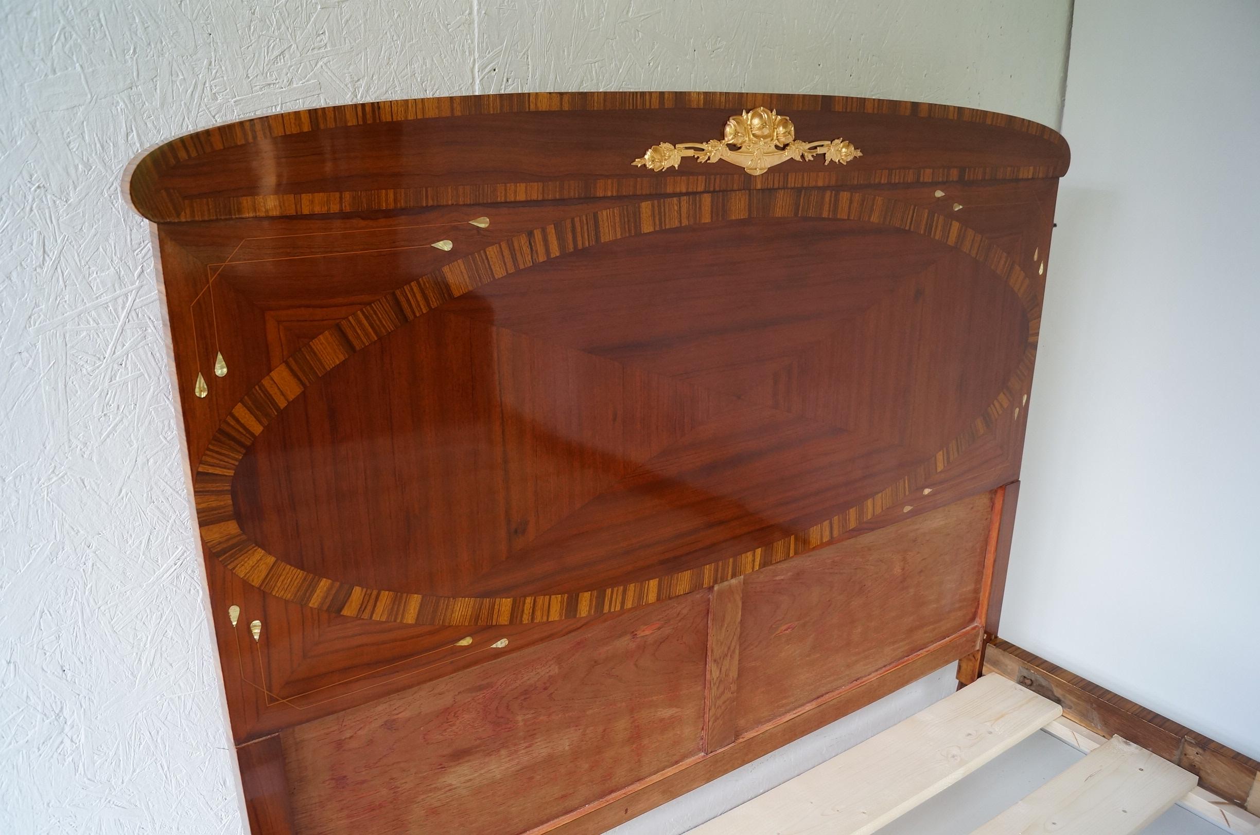 Art Deco Secesja Bed . For Sale 6