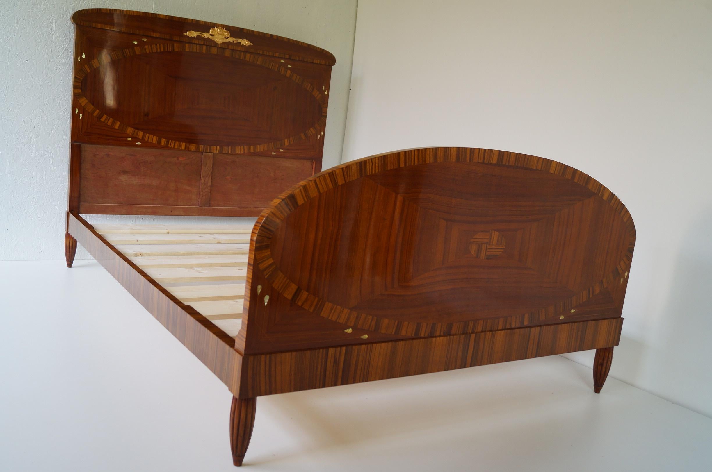 Art Deco Secesja Bed . For Sale 7