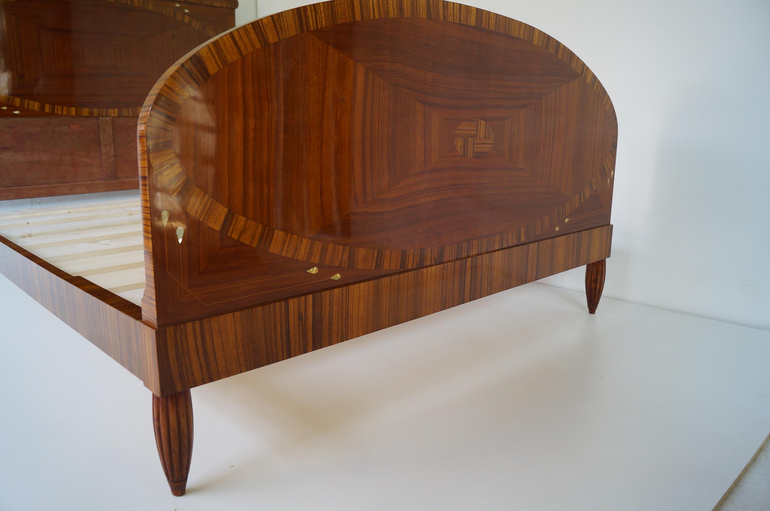 Art Deco Secesja Bed . For Sale 10