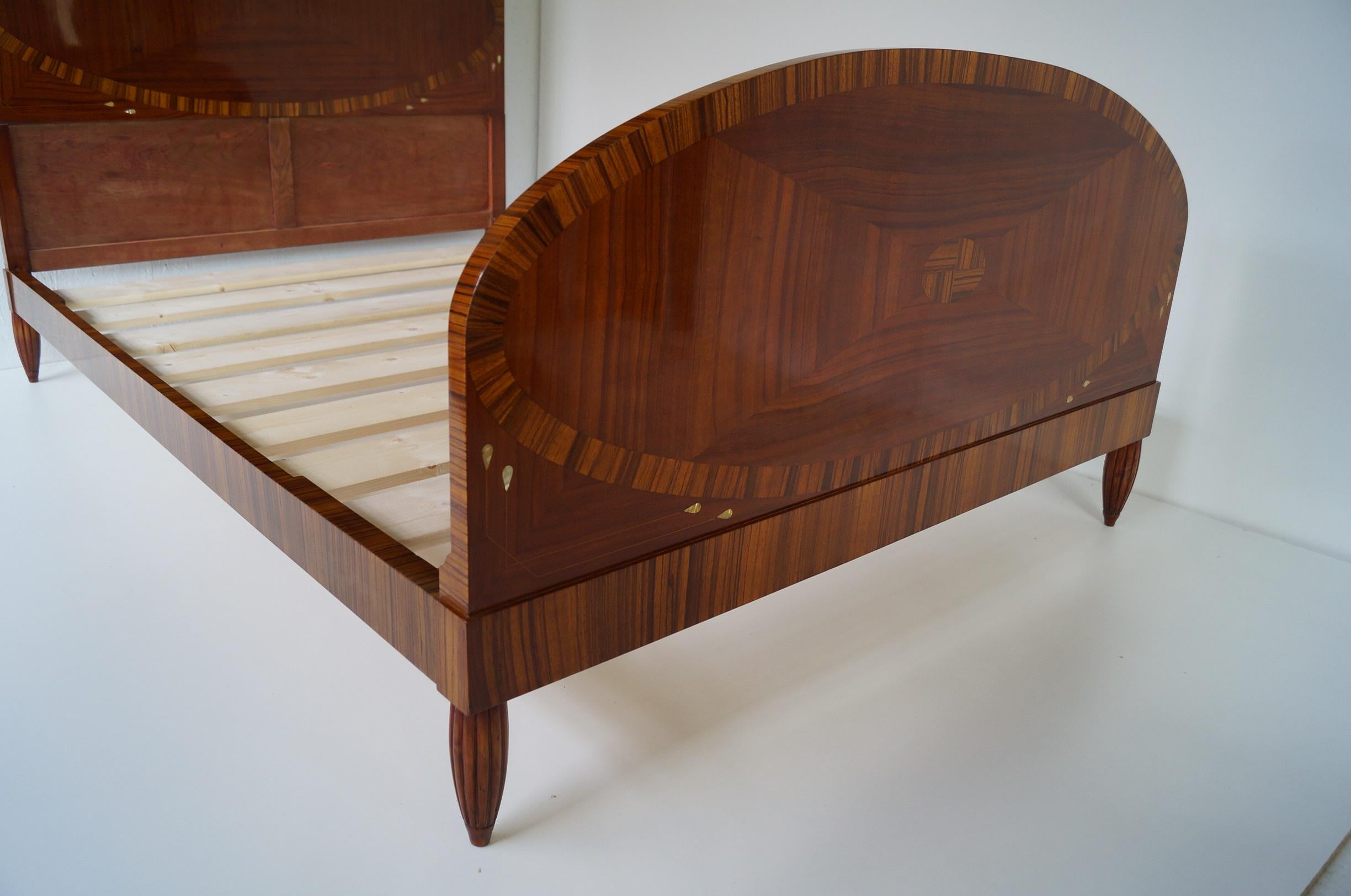 Art Deco Secesja Bed . For Sale 3