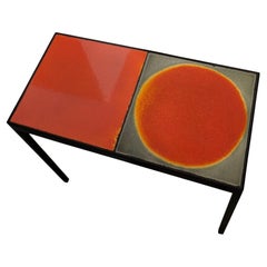 Double Baby Side Table with Roger Capron Tiles