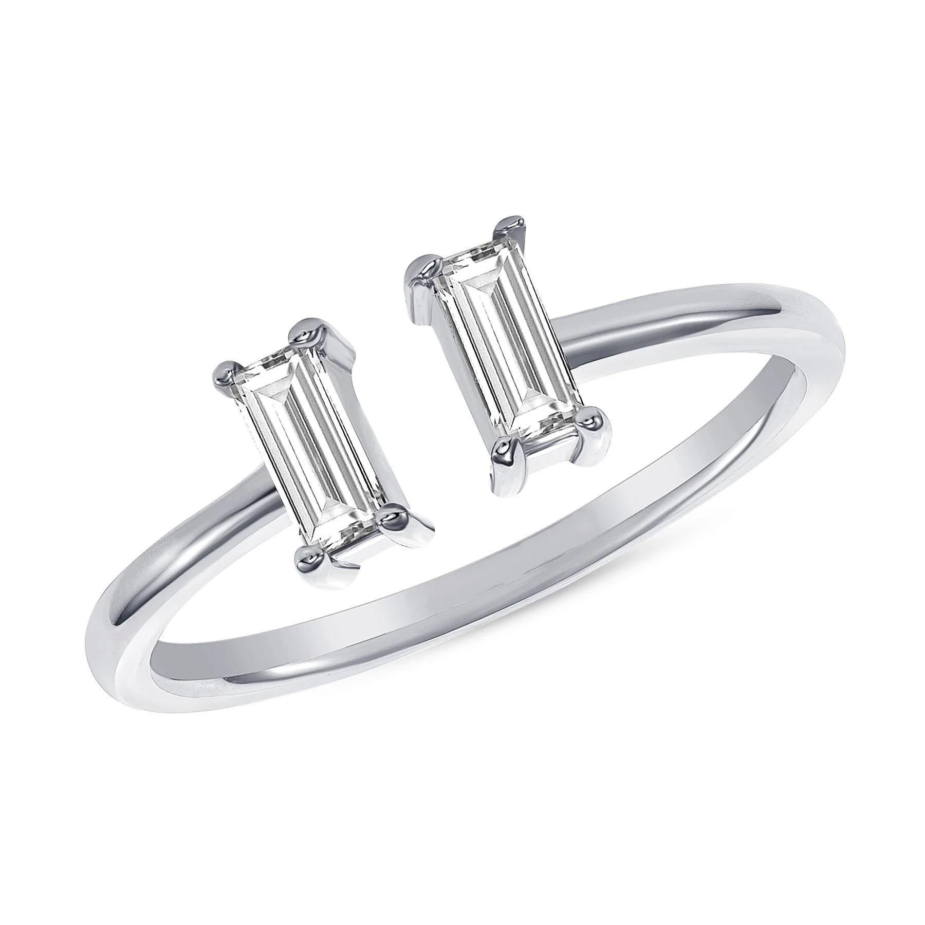 For Sale:  Double Baguette Ring 4