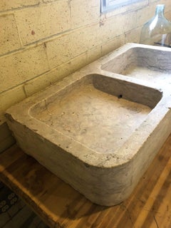 Double Basin Marble Sink, circa 1800s
