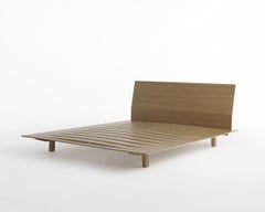 Double bed Casamania & Horm Sottiletto - Natural oak