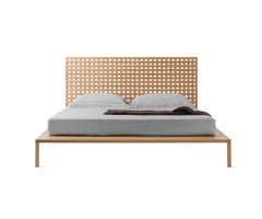 Double bed Casamania & Horm Twine L - Natural oak - design Matteo Thun
