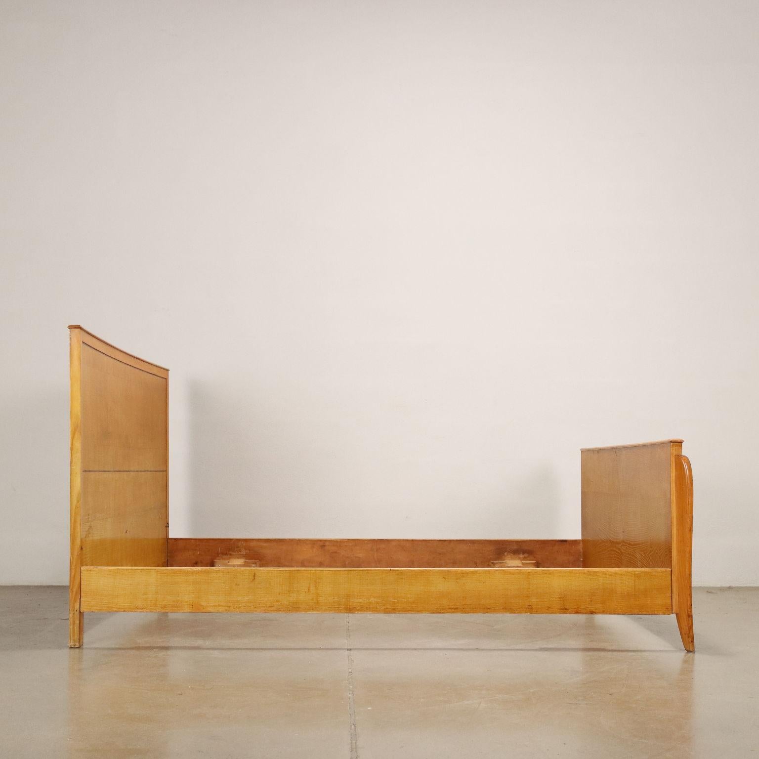 Double Bed Maple Italy 1950s 5
